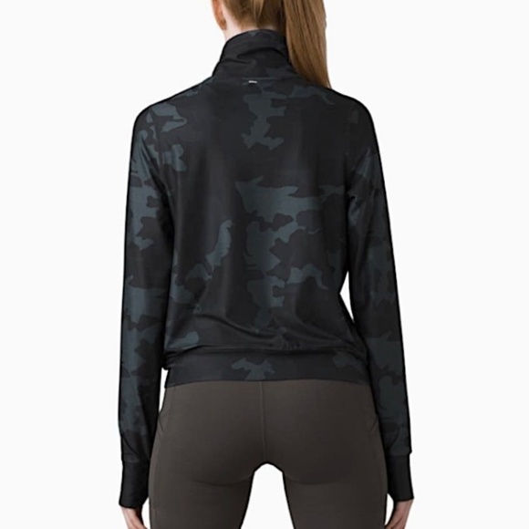 PRANA Layna Zip Up Jacket in Black/Gray Camouflage - Picture 4 of 14